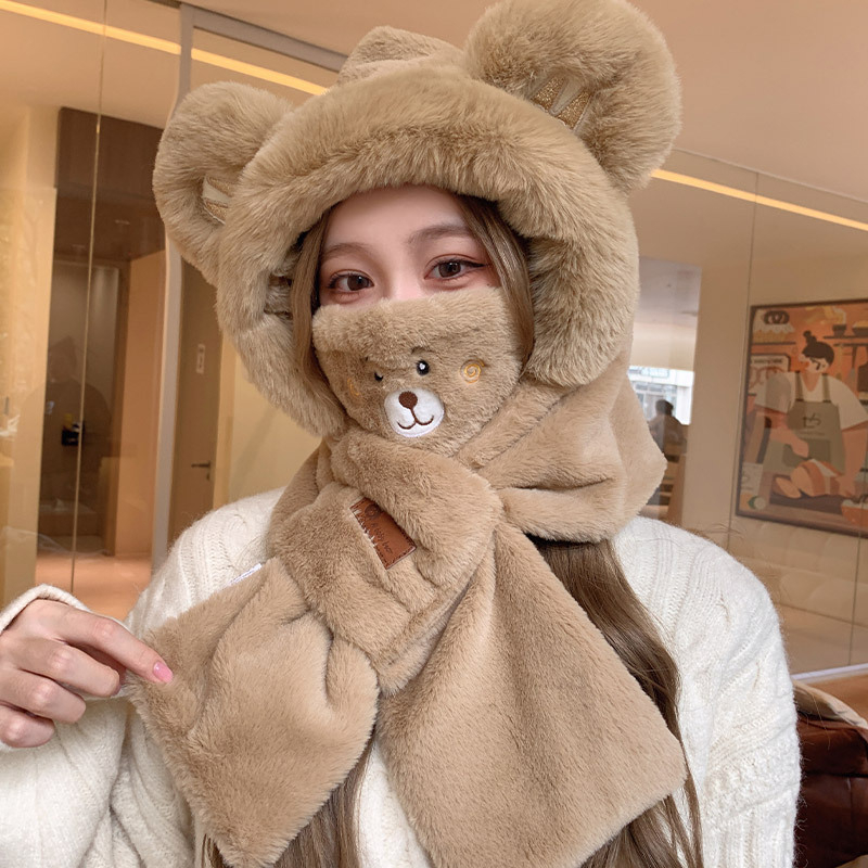 Ακρυλικό σετ κασκόλ και γαντιών για ενήλικες, unisex, για τον χειμώνα