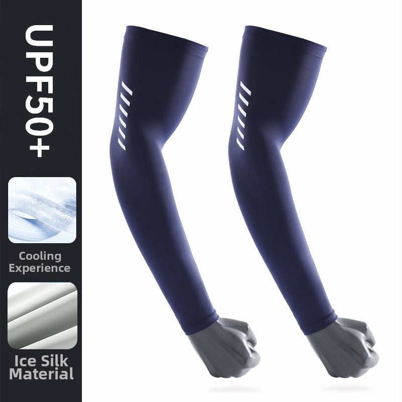 Слънцезащитни ръкави за мъже, найлонова тъкан 71-80%, ледено копринено усещане, бързосъхнещи, подходящи за колоездене, шофиране и риболов