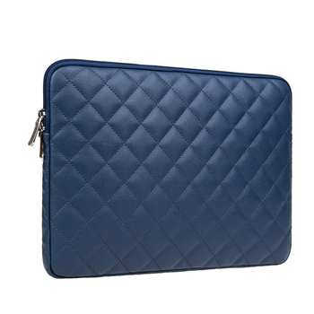 Τσάντα από PU δέρμα για φορητό υπολογιστή και tablet, καπιτονέ σχέδιο με κέντημα, με εσωτερική επένδυση (Υλικό: PU δέρμα; Περίοδος: Άνοιξη 2023; Φύλο: Ουδέτερο; Λειτουργία: Άλλο)