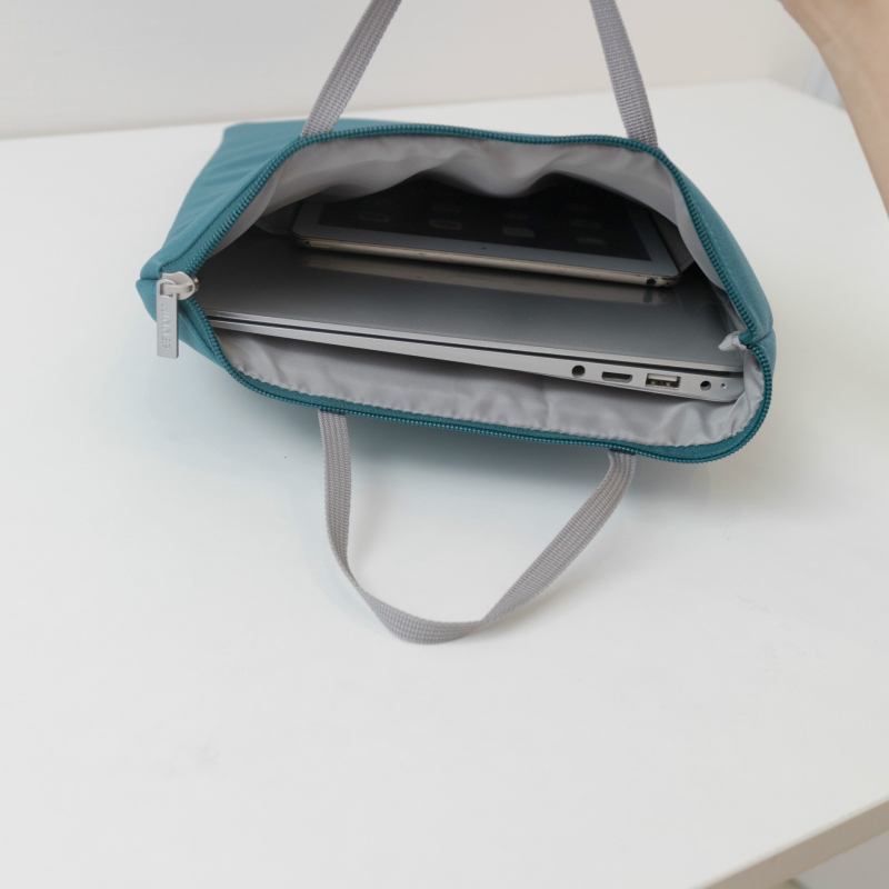 Geantă de mână în stil coreean pentru Tablet PC și iPad, din bumbac, fermoar