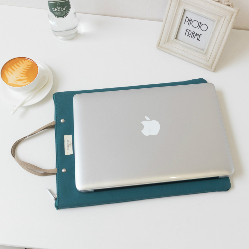 Geantă de mână în stil coreean pentru Tablet PC și iPad, din bumbac, fermoar