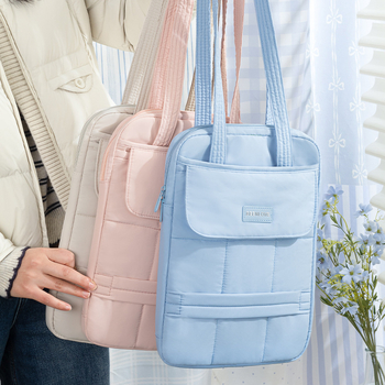 Taška na notebook – odolný polyester, zips, mäkká rukoväť, zimné vydanie 2025