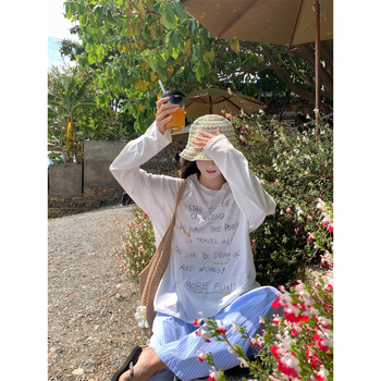 Ženski top od poliestera s UPF30+ zaštitom - dugi rukav, normalan kroj, ljeto 2025