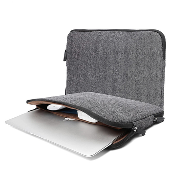 Ρετρό θήκη λάπτοπ από πολυεστέρα — αδιάβροχη, ανθεκτική στη φθορά και προστασία από κραδασμούς