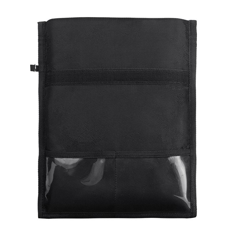 Geantă pentru caiet cu protecție RFID și protecție la semnale – închidere Velcro, buzunar pentru documente și laptop, căptușeală cu protecție nano, impermeabilă și rezistentă