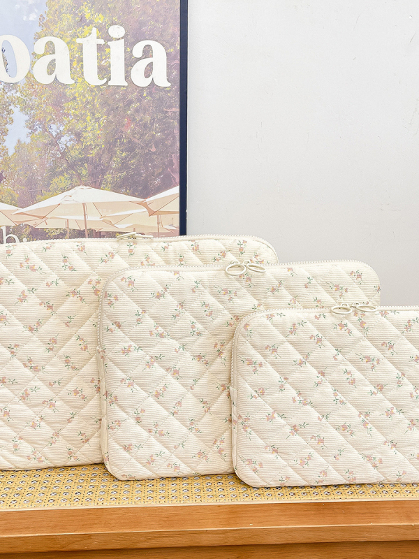 Corduroy tabletás táska clutch anti-lopás funkcióval, cipzár, puha fogantyú, érme rekesz