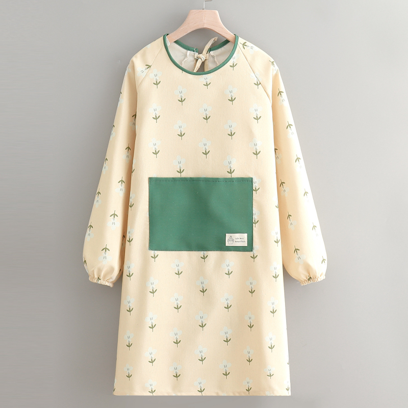 Pregača s rukavima, platnena, otporna na habanje, anti prljavština, japanski stil