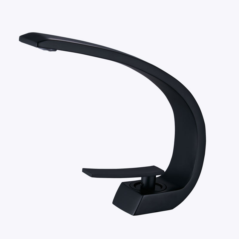 Réz mosdócsap egyetlen lyukkal, meleg- és hideg vízellátás, modell KDa-5109, kerámiás szelep, bemeneti/kimeneti csőátmérő 2 cm