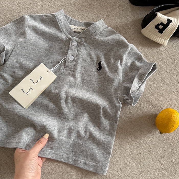 Tricou polo pentru copii cu dungi, bumbac, pentru copii 3–8 ani, vară 2025