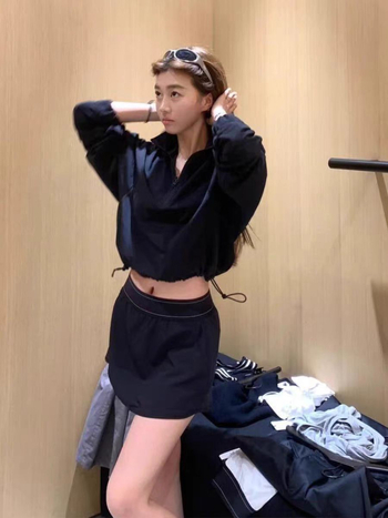 ALOGANT napvédő és szélálló dzseki, laza szabású, rövid fazonú, hosszú ujjú, UPF50+