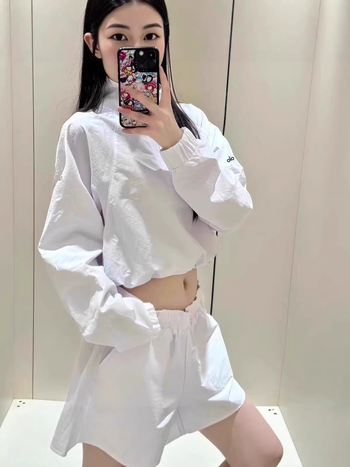 ALOGANT napvédő és szélálló dzseki, laza szabású, rövid fazonú, hosszú ujjú, UPF50+