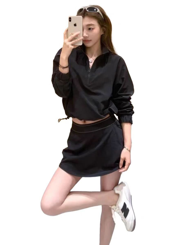 ALOGANT napvédő és szélálló dzseki, laza szabású, rövid fazonú, hosszú ujjú, UPF50+