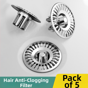 Φίλτρο αποχέτευσης – Πολυχρηστικό πλέγμα κατά του φράγματος για δάπεδο αποχέτευσης, νιπτήρα ρούχων και νιπτήρα; Υλικό ABS; Σύγχρονος μινιμαλιστικός σχεδιασμός