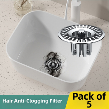 Φίλτρο αποχέτευσης – Πολυχρηστικό πλέγμα κατά του φράγματος για δάπεδο αποχέτευσης, νιπτήρα ρούχων και νιπτήρα; Υλικό ABS; Σύγχρονος μινιμαλιστικός σχεδιασμός