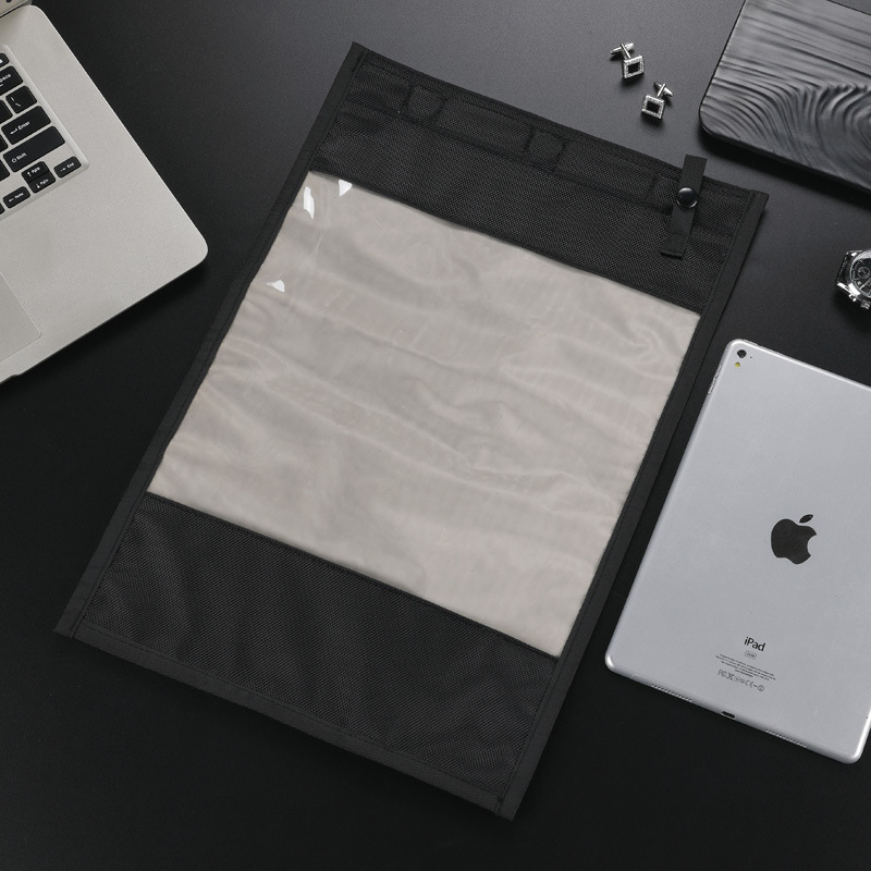 Carcasă magnetică Oxford pentru notebook și tabletă cu protecție a semnalelor – respirabilă, impermeabilă, rezistentă la uzură, anti-furt; Material: Oxford ecologic; Căptușeală: material de protecție nano; Brand Haoyu