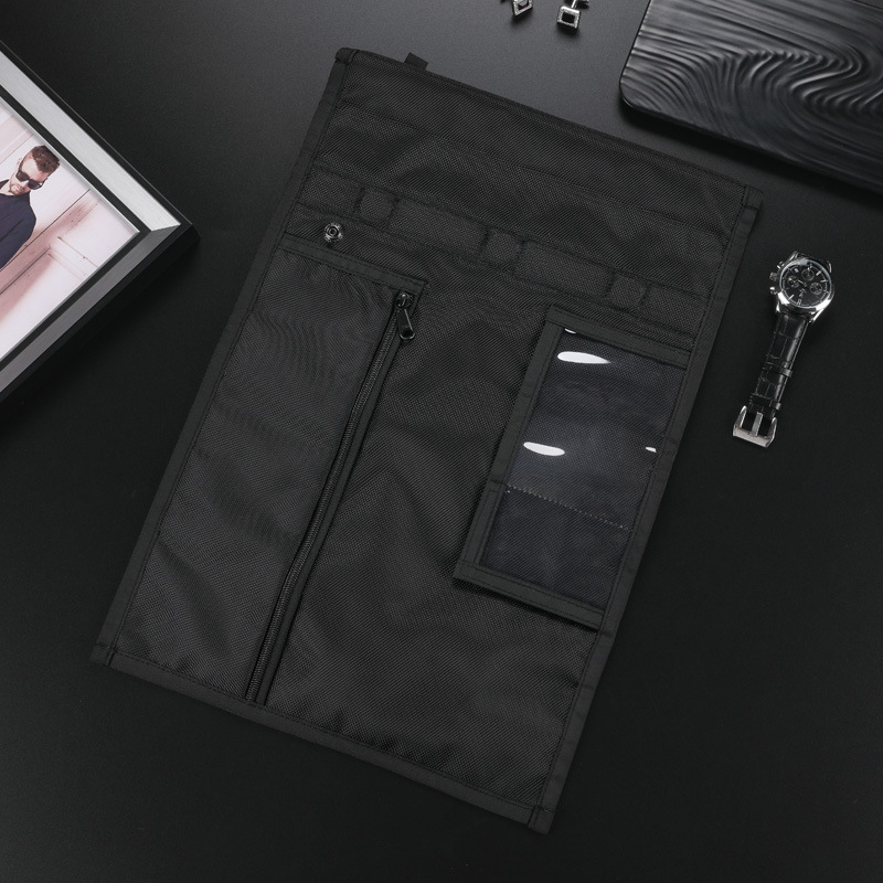 Carcasă magnetică Oxford pentru notebook și tabletă cu protecție a semnalelor – respirabilă, impermeabilă, rezistentă la uzură, anti-furt; Material: Oxford ecologic; Căptușeală: material de protecție nano; Brand Haoyu
