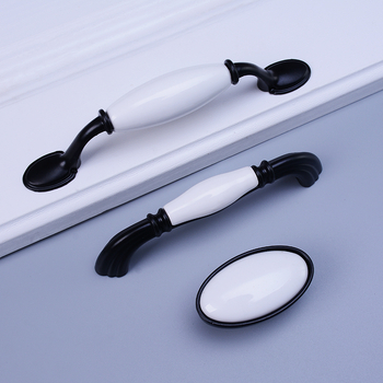 Mâner ceramic pentru ușa de dulap, model 3030, stil modern minimalist
