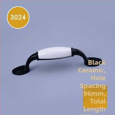 Mâner ceramic pentru ușa de dulap, model 3030, stil modern minimalist