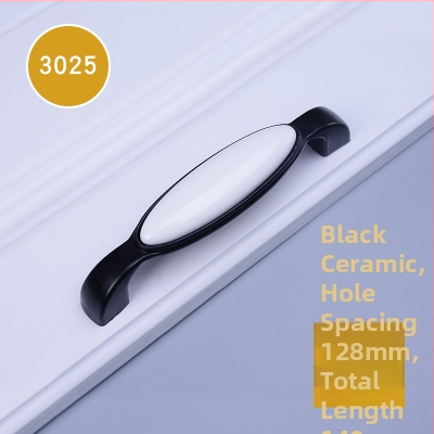 Mâner ceramic pentru ușa de dulap, model 3030, stil modern minimalist