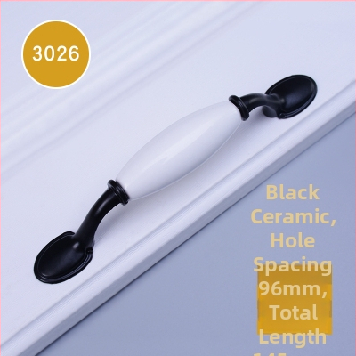 Mâner ceramic pentru ușa de dulap, model 3030, stil modern minimalist