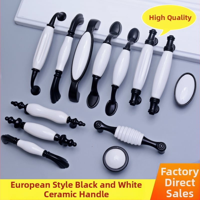 Mâner ceramic pentru ușa de dulap, model 3030, stil modern minimalist