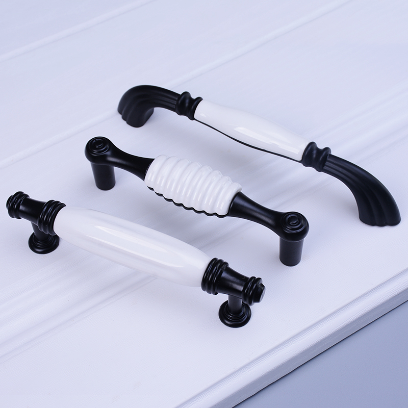 Mâner ceramic pentru ușa de dulap, model 3030, stil modern minimalist