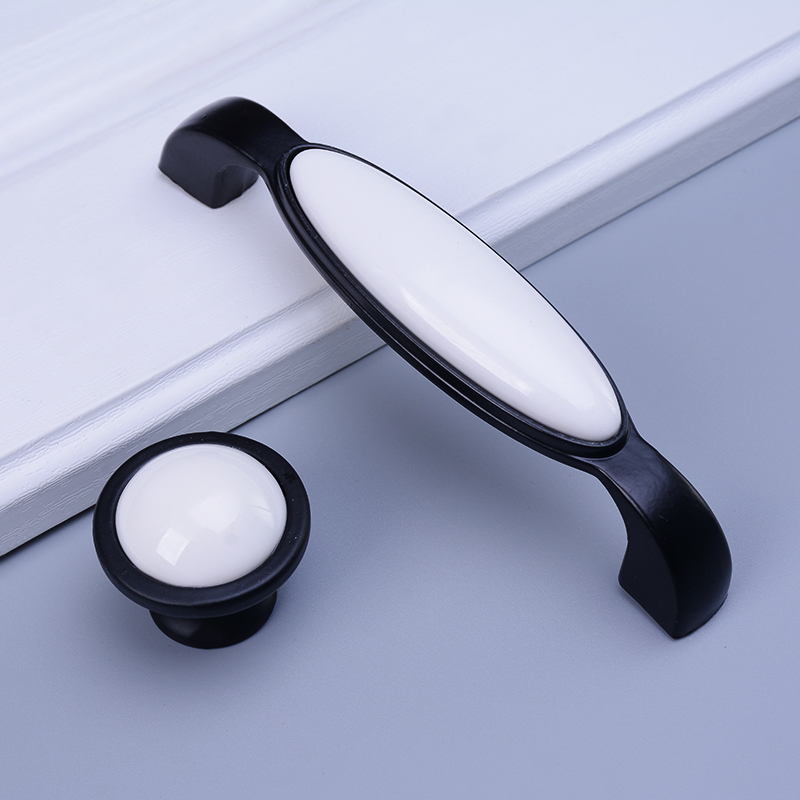 Mâner ceramic pentru ușa de dulap, model 3030, stil modern minimalist