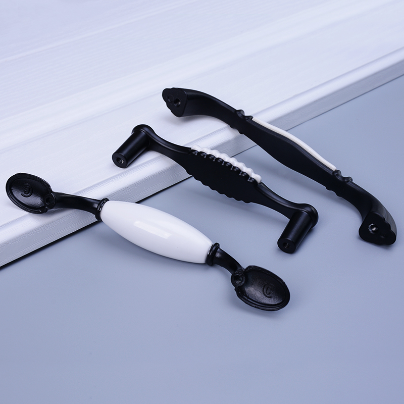 Mâner ceramic pentru ușa de dulap, model 3030, stil modern minimalist