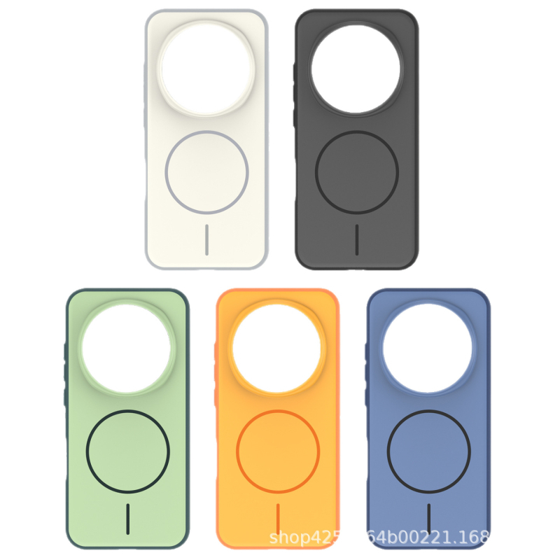 Carcasă de protecție Redmi K90 cu închidere magnetică, margine 2-în-1 moale și panou spate dur din acril, finisaj mat, antiamprente, două butoane metalice independente