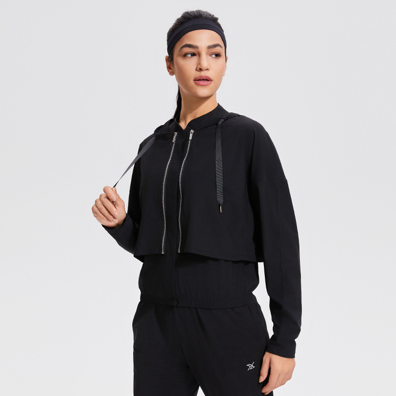 Vanjska windbreaker jakna, dizajn tri u jedan, s kapuljačom, najlon materijal, UPF50+ UV zaštita, prozračna