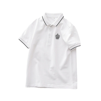 Dječja polo majica 100% pamuk, uzorak s slovima, izvezeno, marka Teng Yun Pigeon, za uzrast 3–8 godina