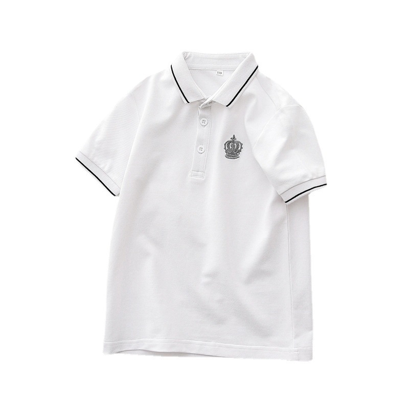 Dječja polo majica 100% pamuk, uzorak s slovima, izvezeno, marka Teng Yun Pigeon, za uzrast 3–8 godina