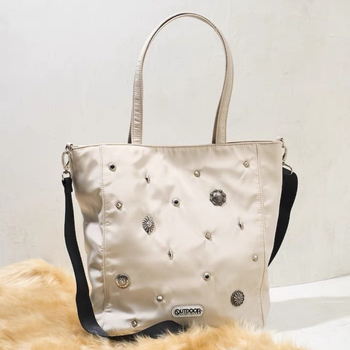 Geantă Tote, stil Cross-border Trend, material Oxford, buzunar pentru telefon și buzunar cu fermoar, închidere magnetică
