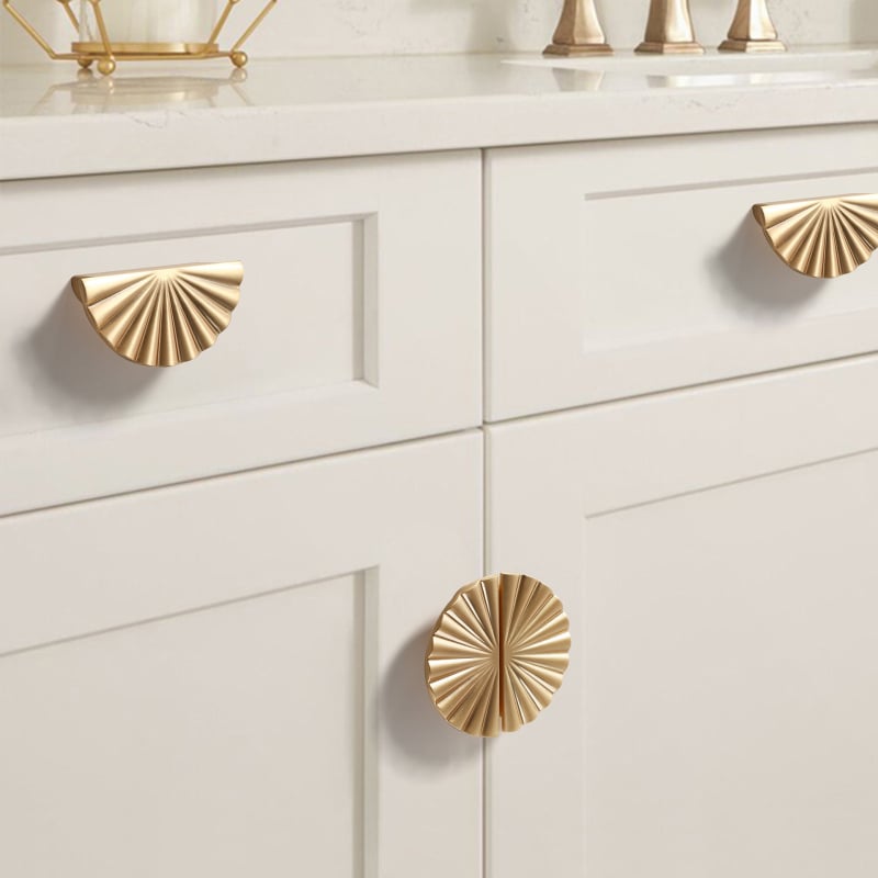 Okružna ručka za vrata ormarića i garderobe, od cink legure, moderni minimalistički stil, modeli 6226, 6227, 6280