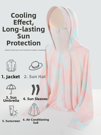 Gradientno jakna za biciklizam s UV zaštitom, prozračna ice silk tkanina za ljeto