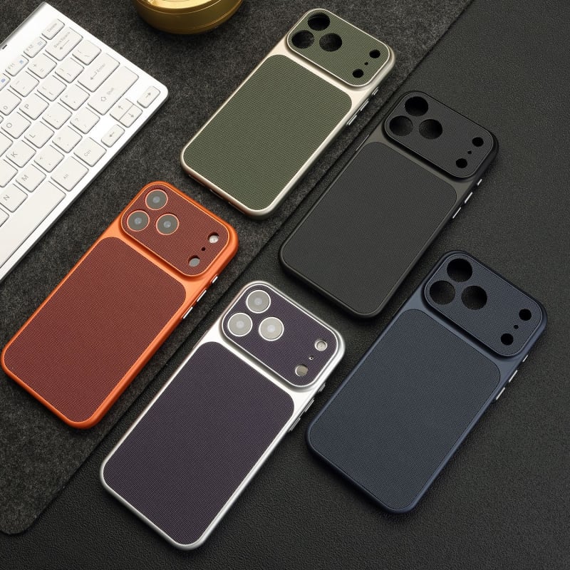 Kućište od tehničke tkanine za iPhone 17 Pro Max – magnetsko pričvršćivanje, potpuno PC zaštitno kućište