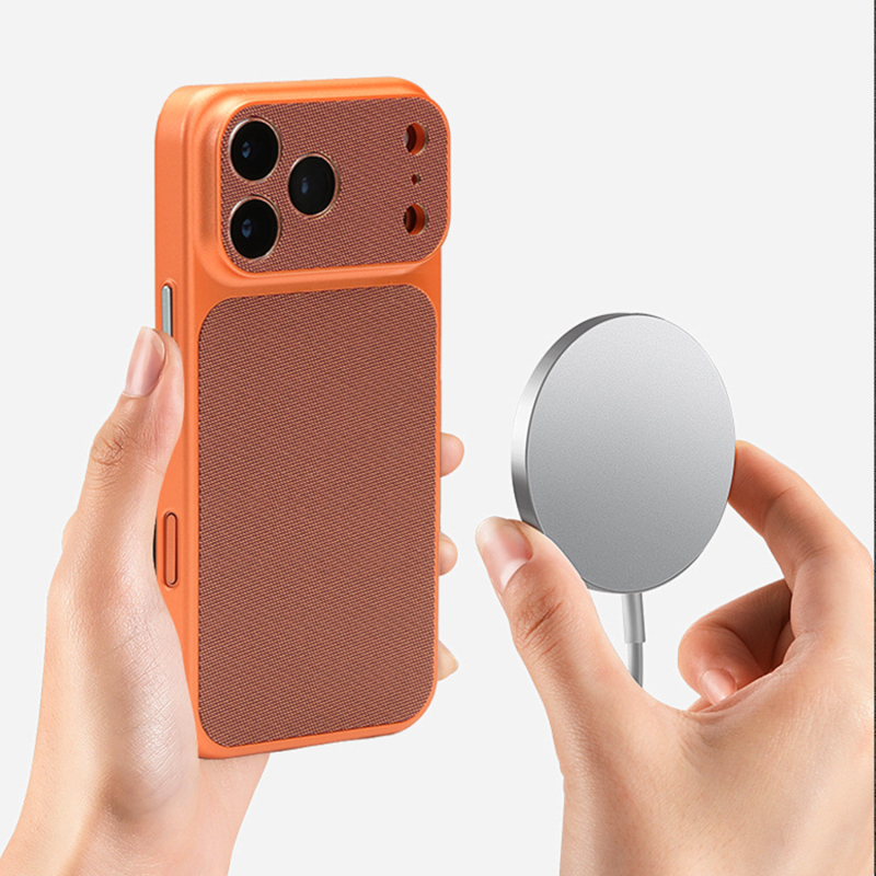 Kućište od tehničke tkanine za iPhone 17 Pro Max – magnetsko pričvršćivanje, potpuno PC zaštitno kućište
