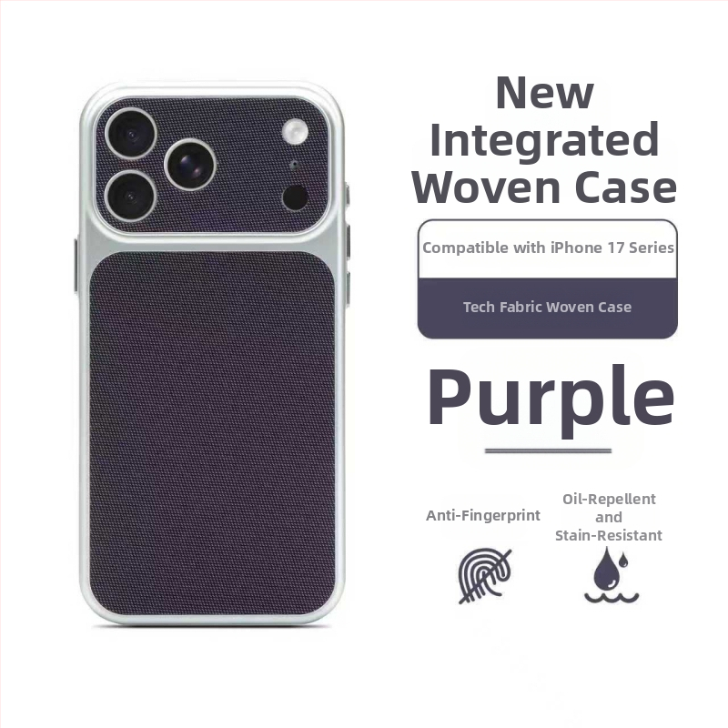 Kućište od tehničke tkanine za iPhone 17 Pro Max – magnetsko pričvršćivanje, potpuno PC zaštitno kućište