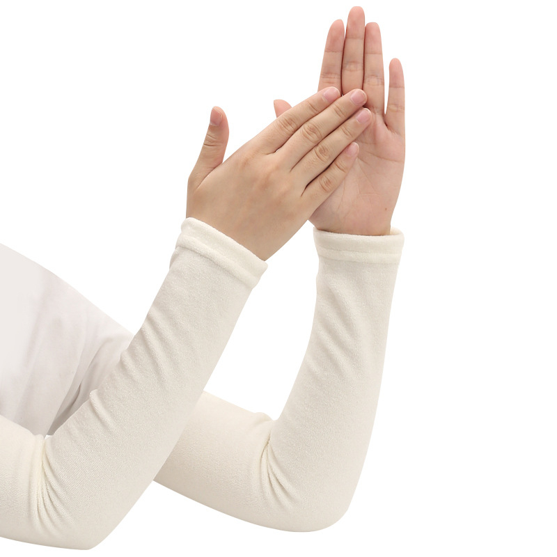 Μανσέτες χεριών με ανοιχτά δάχτυλα, ζεστές, μονόχρωμες ρεγιόν, κατάλληλες για χειμώνα-άνοιξη-φθινόπωρο