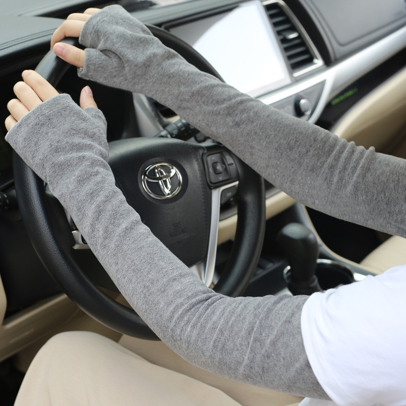 Μανσέτες χεριών με ανοιχτά δάχτυλα, ζεστές, μονόχρωμες ρεγιόν, κατάλληλες για χειμώνα-άνοιξη-φθινόπωρο