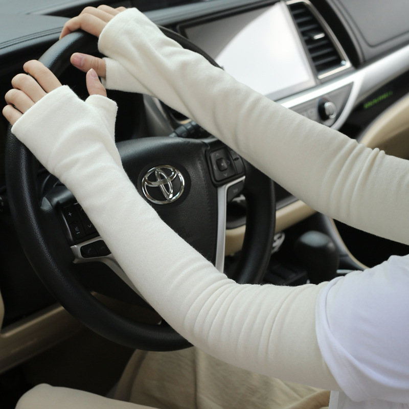 Μανσέτες χεριών με ανοιχτά δάχτυλα, ζεστές, μονόχρωμες ρεγιόν, κατάλληλες για χειμώνα-άνοιξη-φθινόπωρο