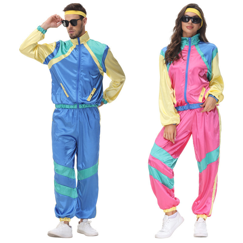 RKFZ Halloween Karneval Hip-Hop Outfit za Parove za Scenu – pamutno-elastansko tkanina, 70–80% elastan, ljeto 2022