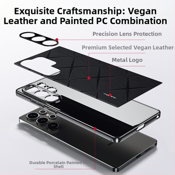 Kryt na telefón Samsung S25 Ultra, plná ochrana, PC materiál, elektroplating, odolný proti pádu, japonsko-kórejský nordický štýl