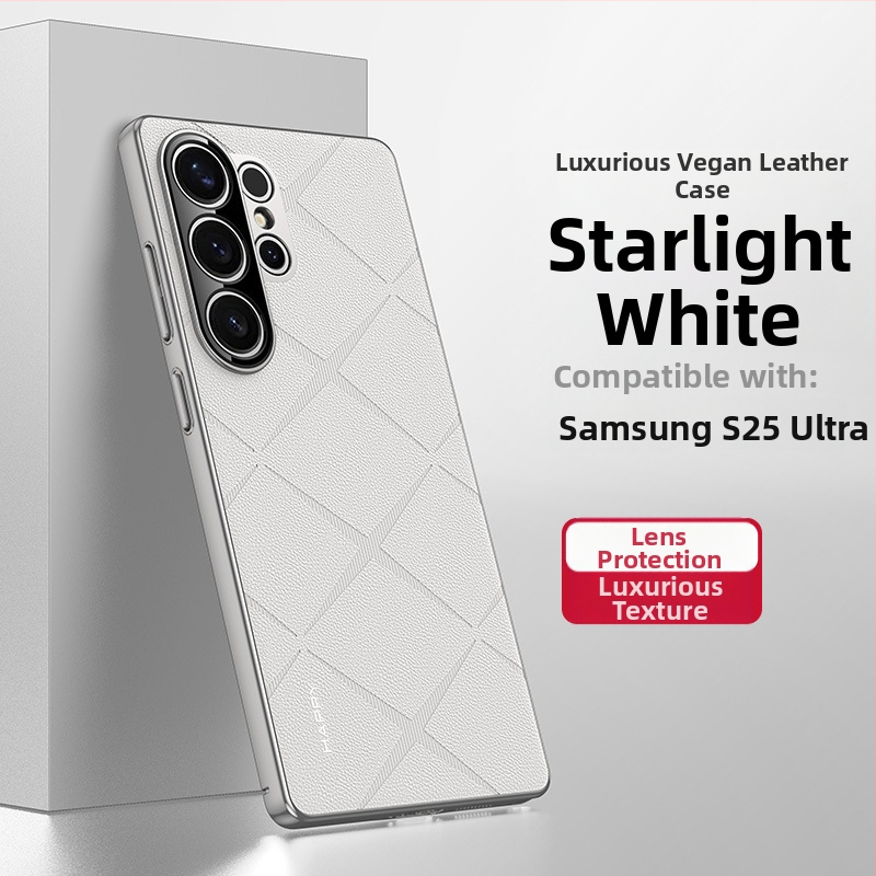 Kryt na telefón Samsung S25 Ultra, plná ochrana, PC materiál, elektroplating, odolný proti pádu, japonsko-kórejský nordický štýl