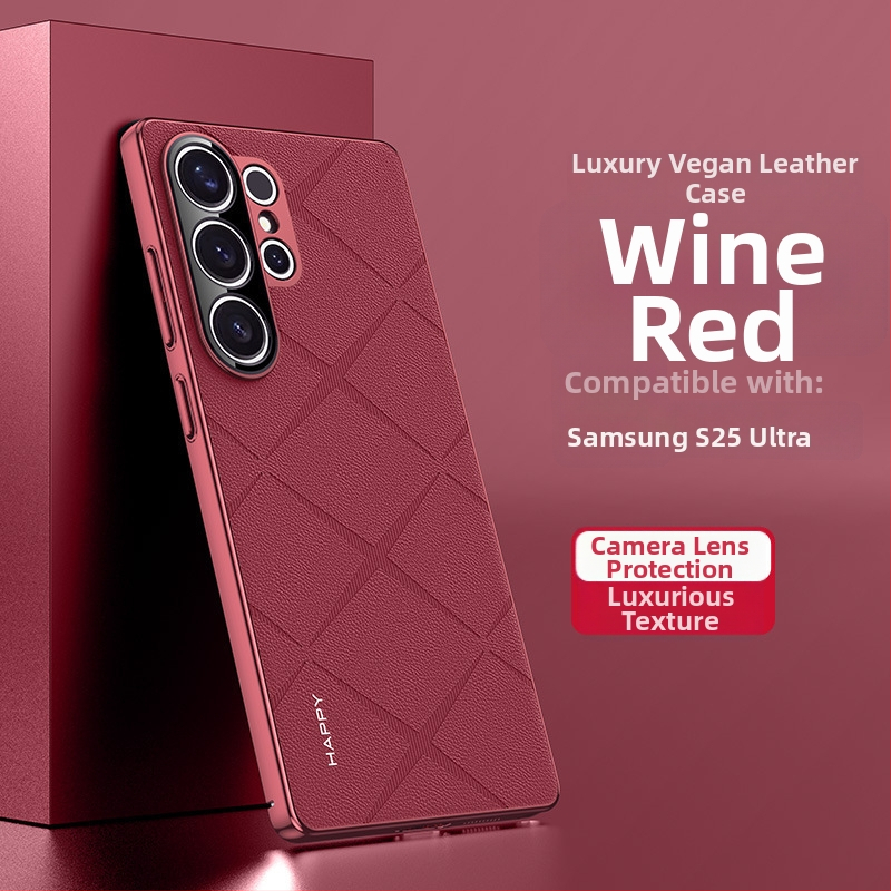 Kryt na telefón Samsung S25 Ultra, plná ochrana, PC materiál, elektroplating, odolný proti pádu, japonsko-kórejský nordický štýl