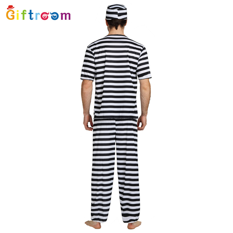 Halloween kostim zatvorenika za scensku izvedbu – unisex kostim za parove