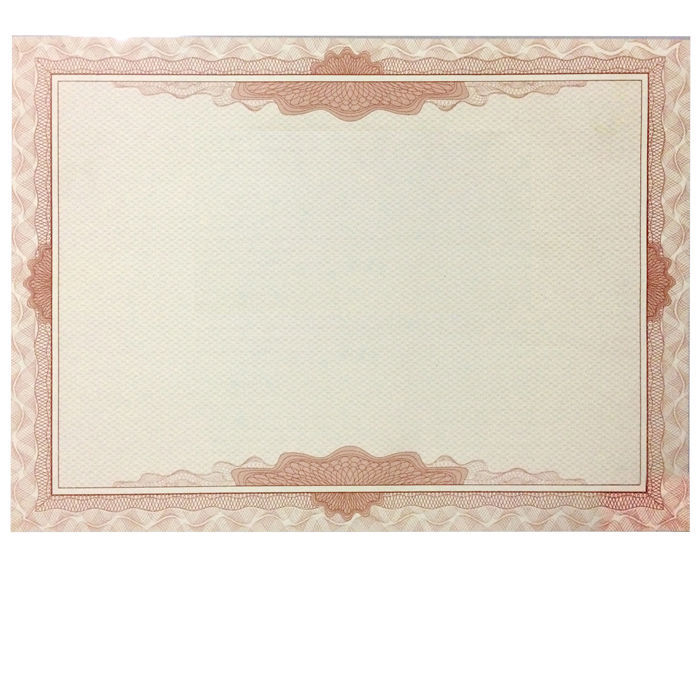 Unique Certificate Paper – tanúsítványhoz való papír, általános papír, ajándék osztálytárs számára