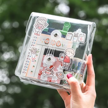 Kubastog oblika PVC skladišna torba sa zatvaranjem, model wx-080, za putovanje