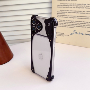 Θήκη Dolphin χωρίς πλαίσιο από αλουμίνιο για iPhone 15/17 Pro Max – 2-σε-1 σχεδίαση, ανθεκτική στις πτώσεις, απαγωγή θερμότητας, μαγνητική πρόσδεση, φινίρισμα ματ, συμβατή με iPhone 15, 17 Pro Max, 15 Pro, 16 Pro, 17 Pro, 17 Air