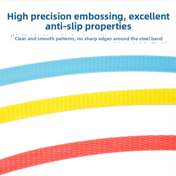 Géphez való PP csomagoló szalag, szélesség 12 mm, vastagság 12 mm, húzóerő 100 kg, görgő Ø40 mm, belső Ø20 mm